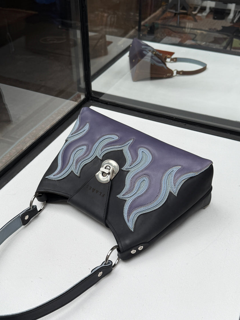 The Blue Purple Flame Medium Sized