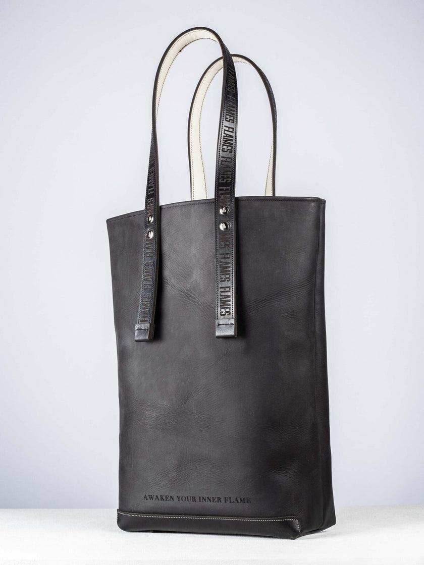 Handcrafted Flame bag shopper