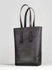 FLAMES leather shopper black back