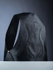 Flames waistcoat black