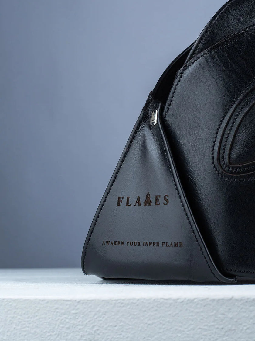 Flames waistcoat black