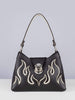 Front-view-The-Black-White-Flame-handbag-