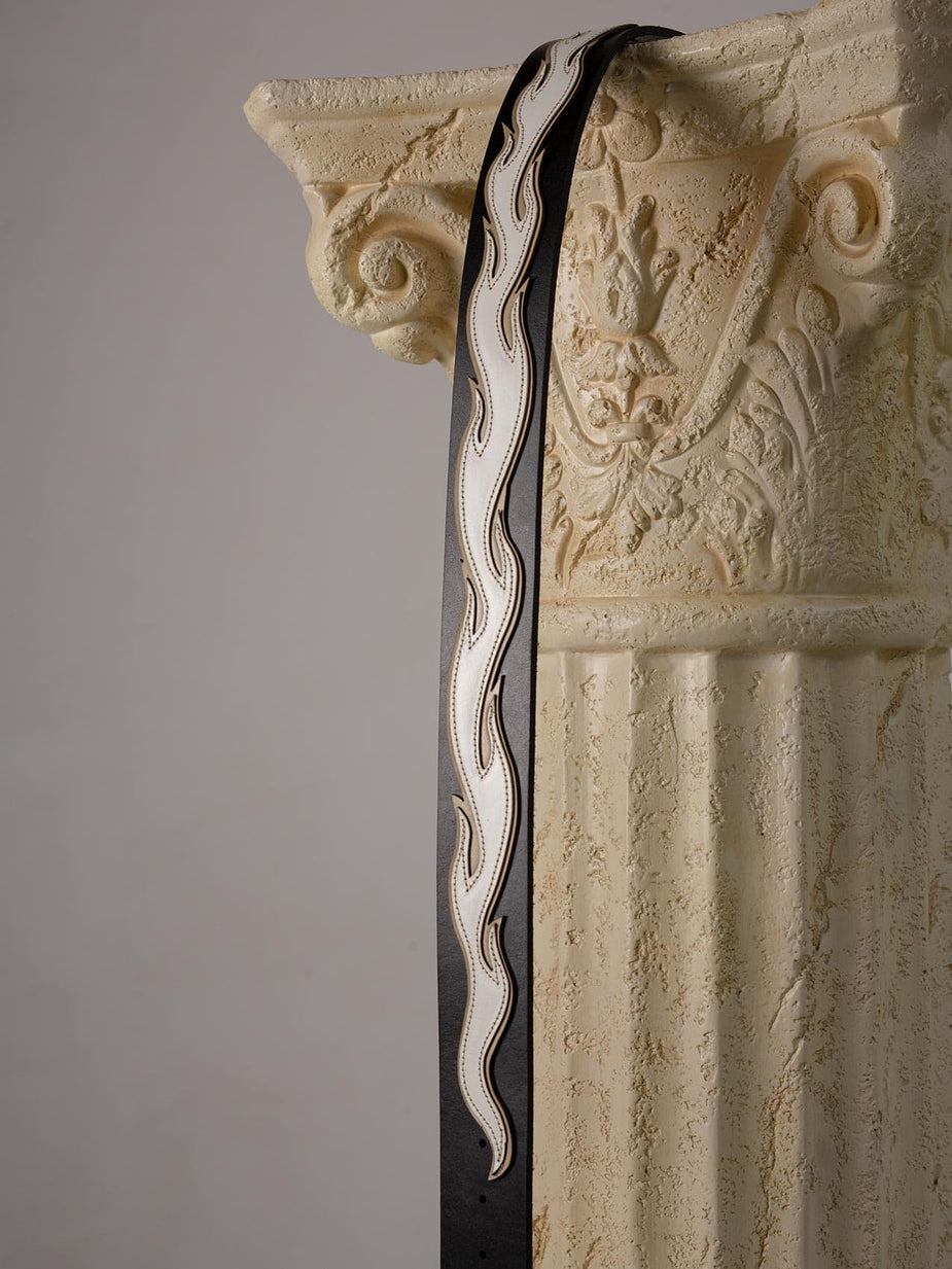 leather belts Flames