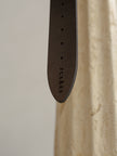 Flames logo engraving belt