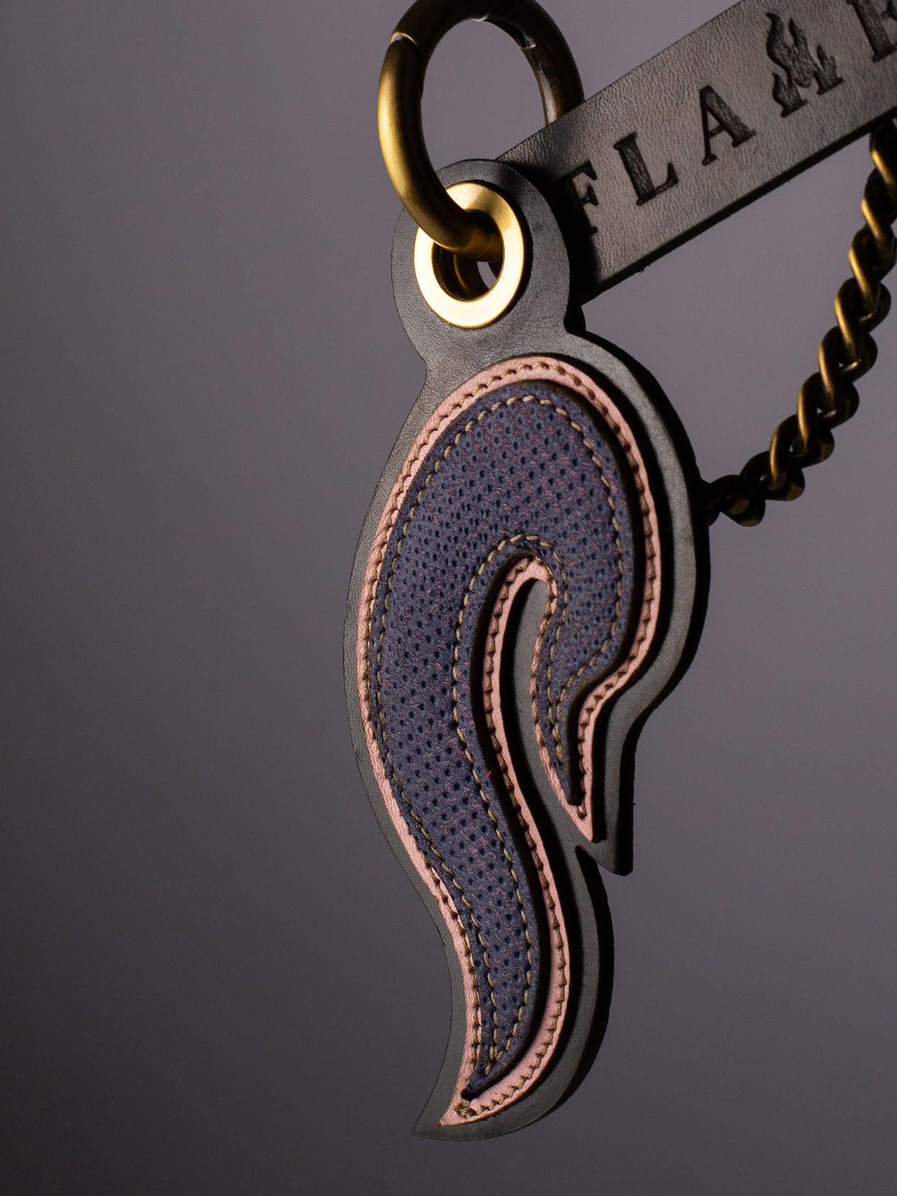 The Purple Spring keychain – Flames The Brand