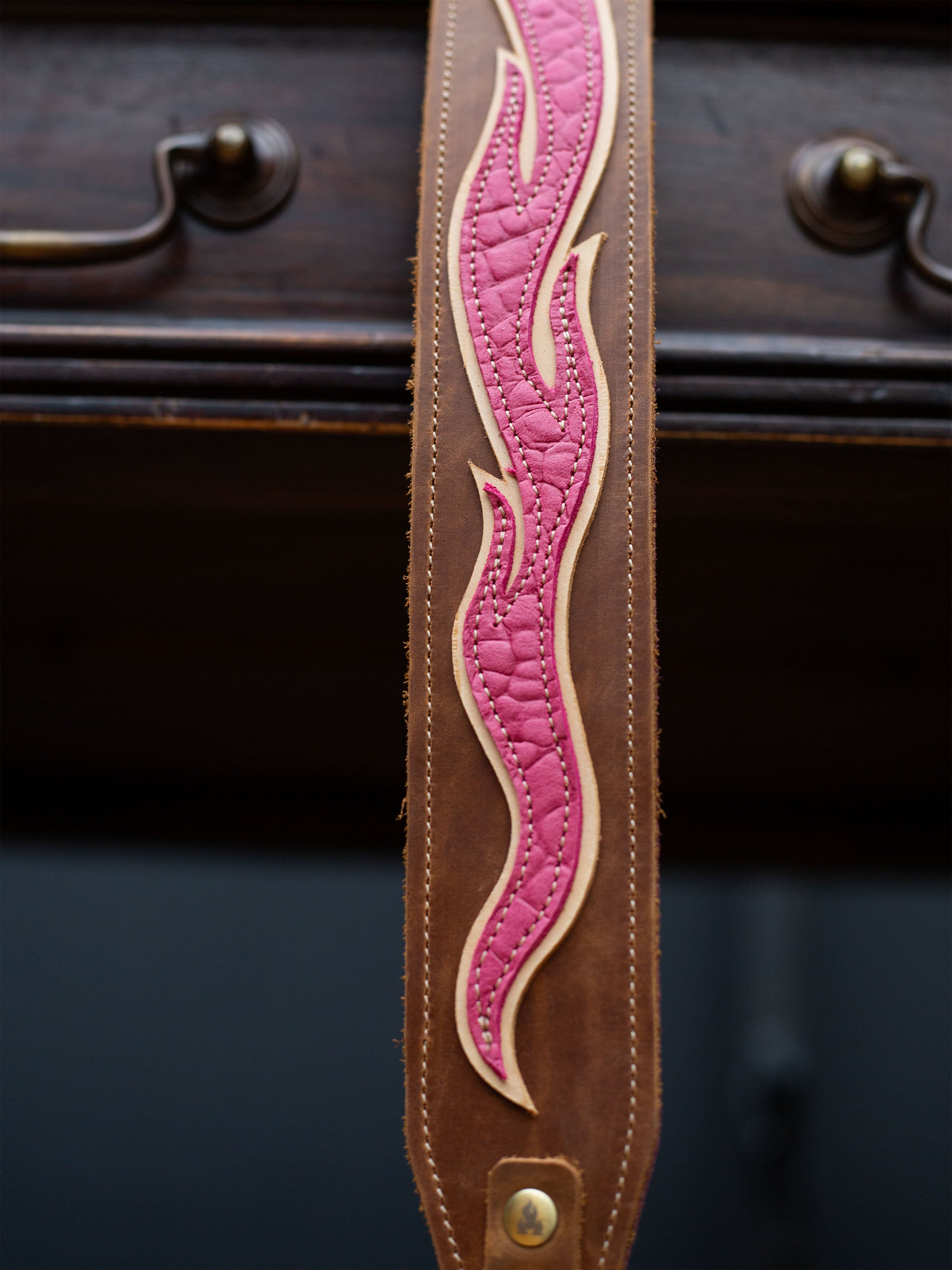 The Rosewood Flame Strap