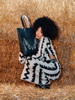 The Black & White Flames shopper.