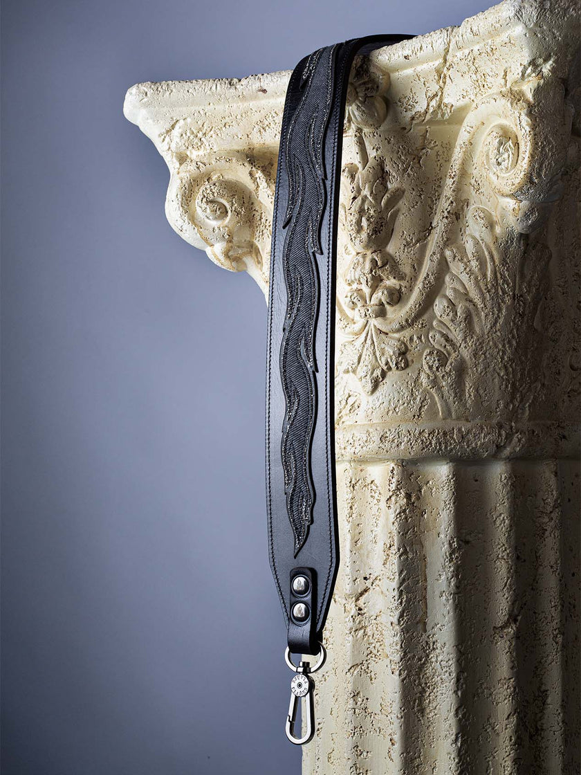 The Black Denim strap