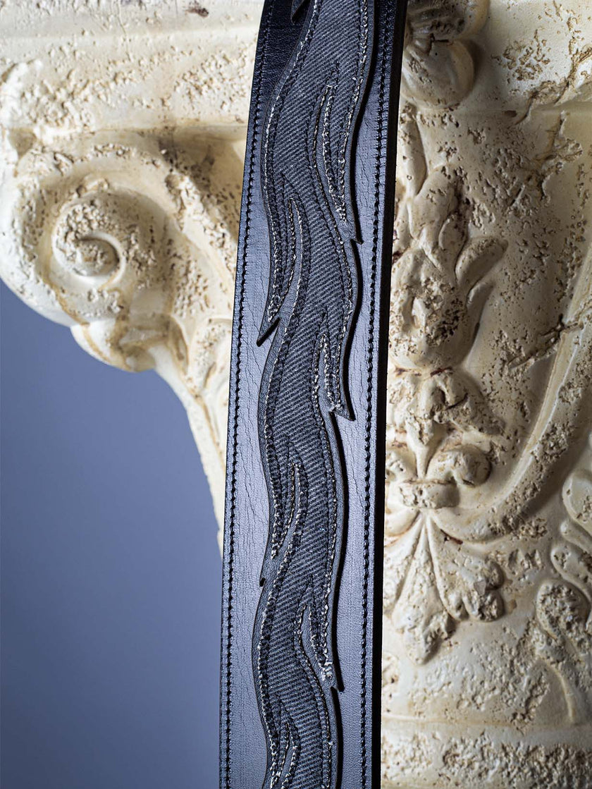 The Black Denim strap