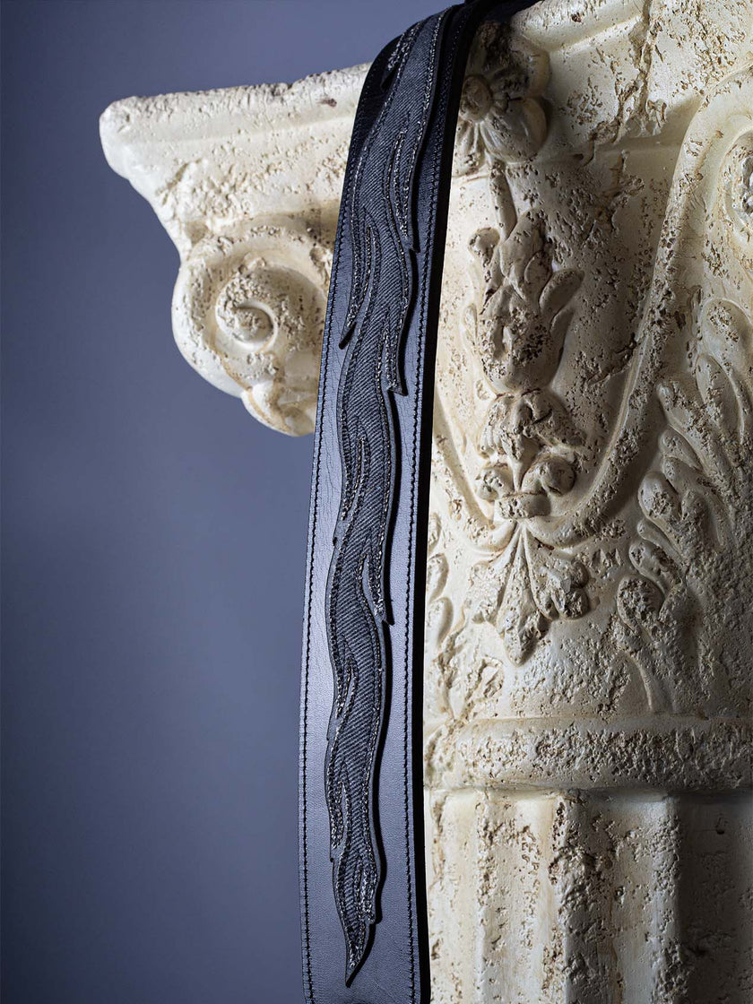 The Black Denim strap