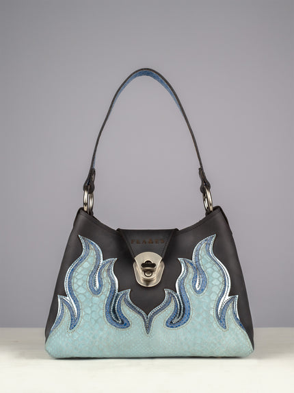 The Blue Python Flame