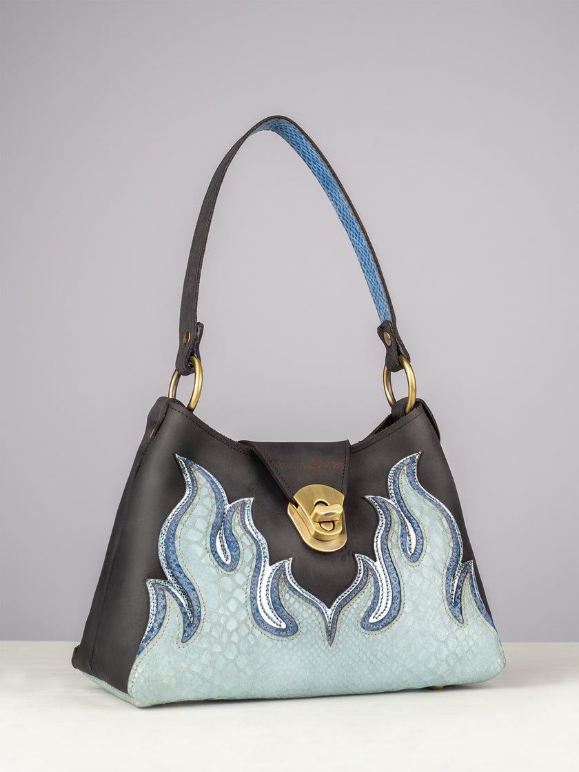 The Blue Python Flame