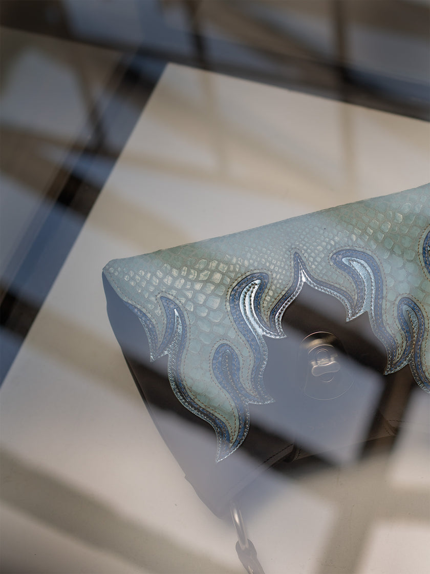 The Blue Python Flame