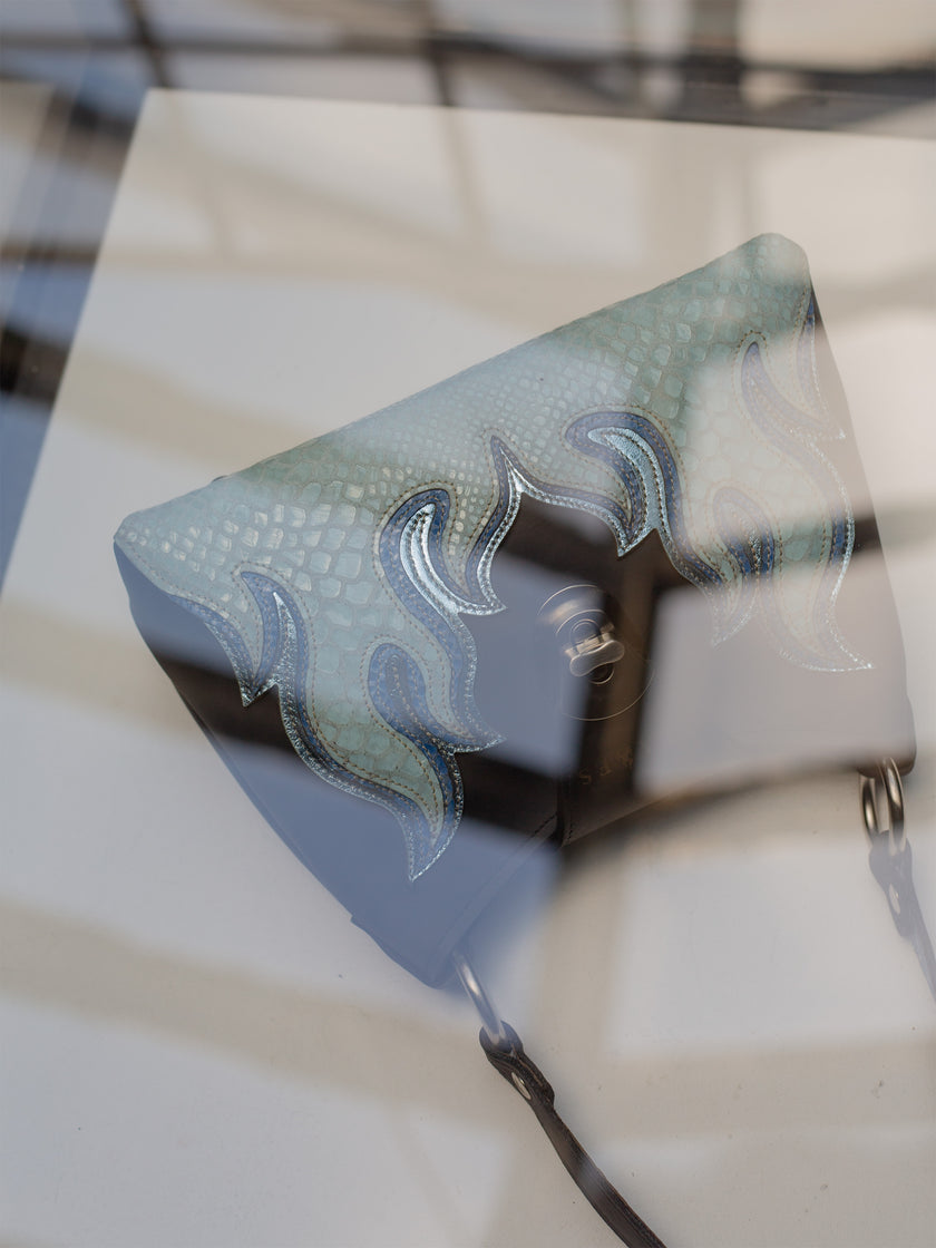 The Blue Python Flame