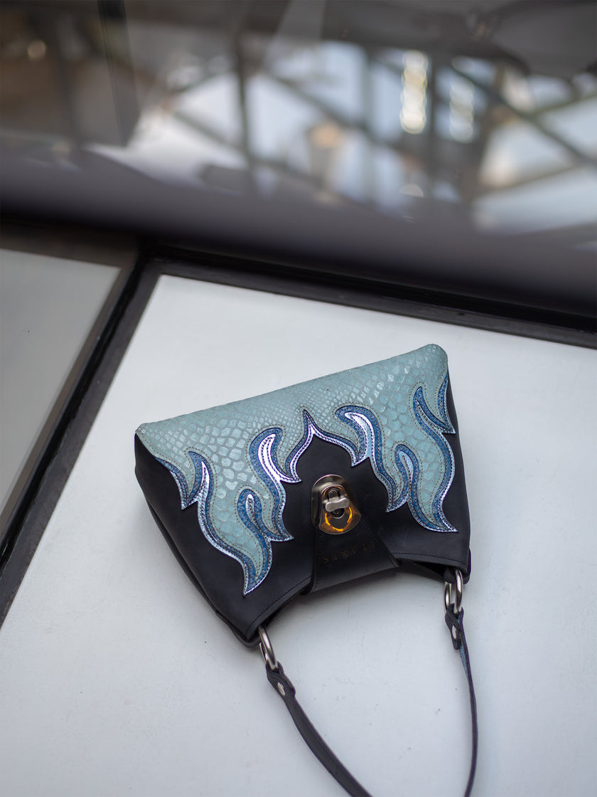 The Blue Python Flame