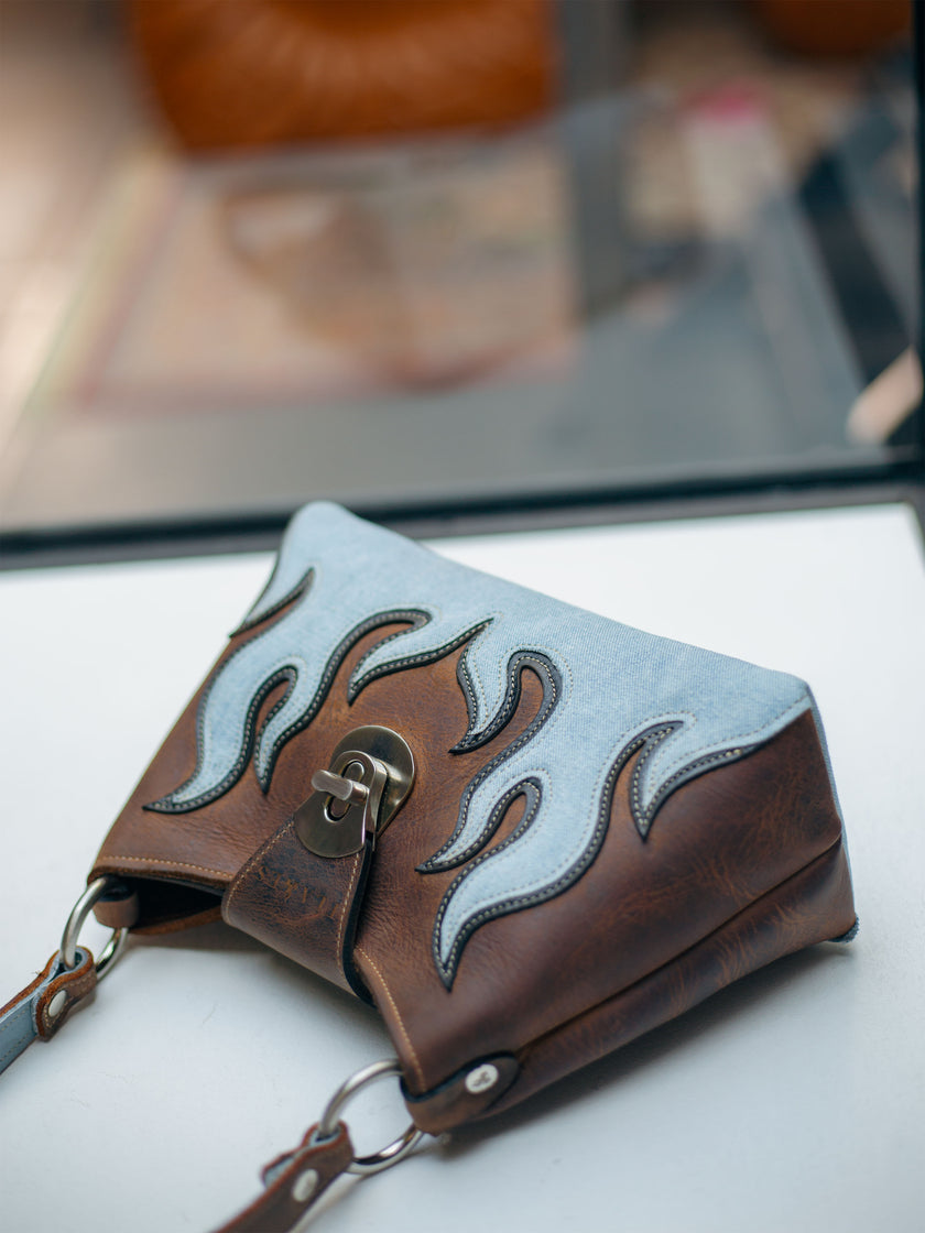 The Denim Strap Black