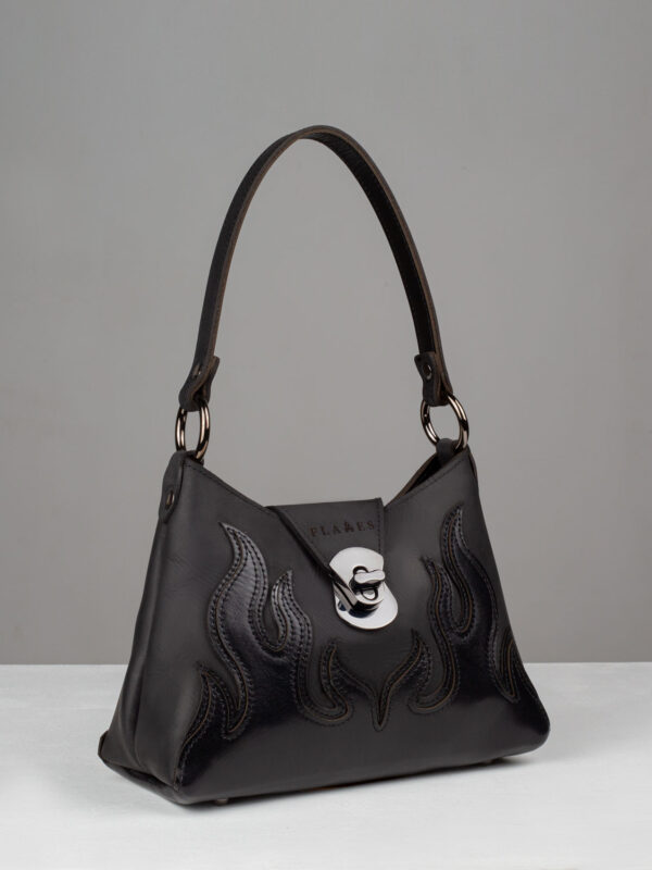 FLAMES handmade leather handbag