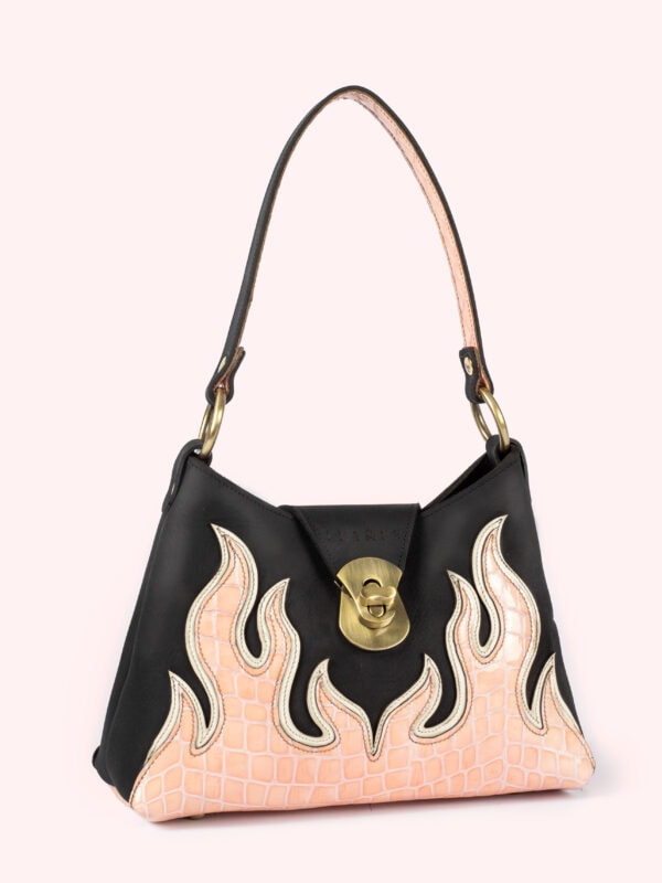 FLAMES handcrafted leather bag