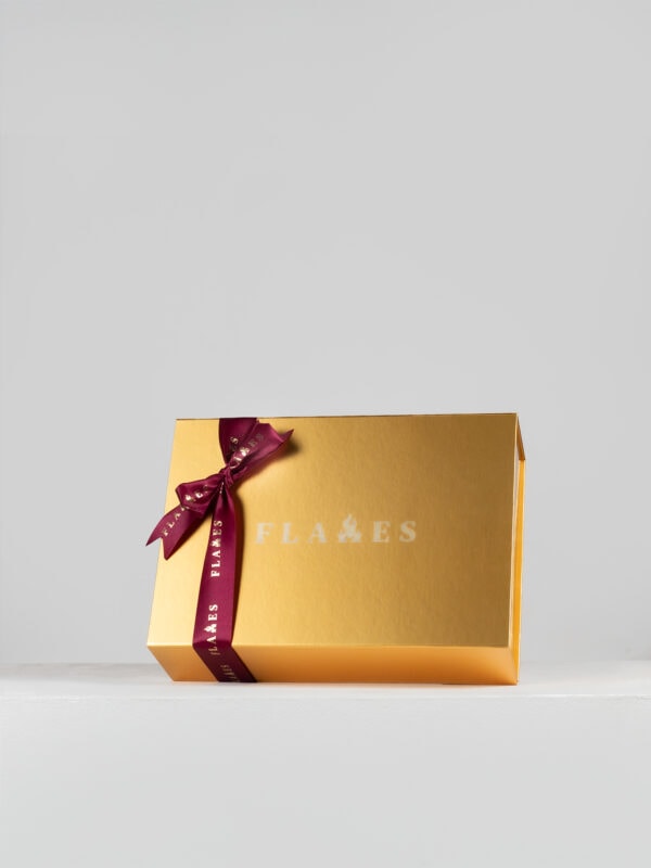 FLAMES packaging gold