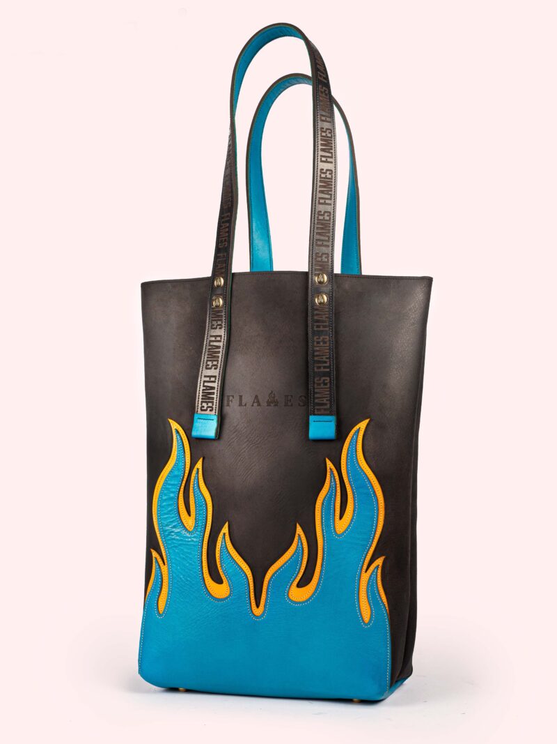 The Cold Flame handcrafted Flames bag by Robin