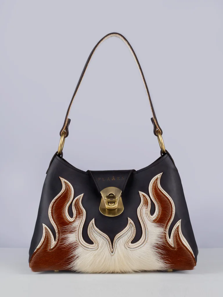 how to treat your cow hide flame handbag