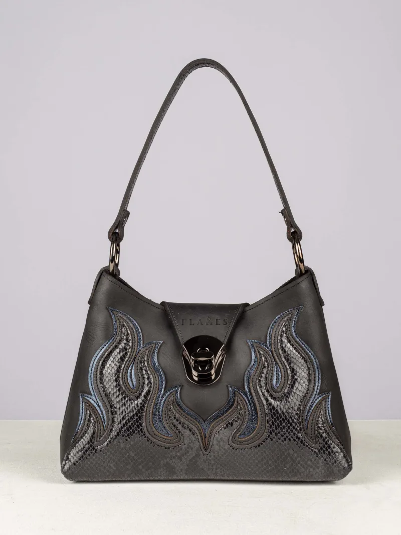 The Midnight Flame leather handbag