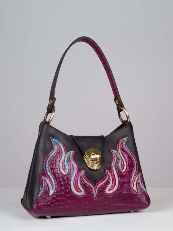 The Purple Shore Flames handbag